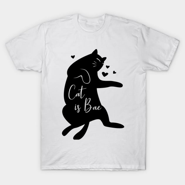 Cat is Bae T-Shirt by AbdieTees